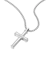 Naszyjniki - JEWELER'S POLICE PEAGN0008901. Naszyjnik, Kolor szary. Mężczyzna. - miniaturka - grafika 1