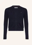 Swetry damskie - Tommy Hilfiger Kardigan blau - miniaturka - grafika 1