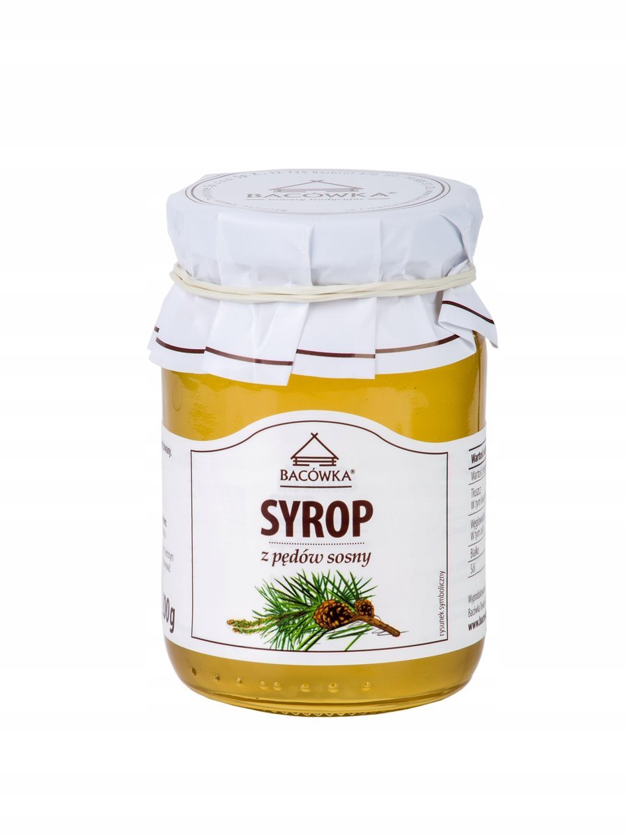 SYROP Z PĘDÓW SOSNY 200g BACÓWKA