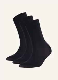 Falke Skarpety Cotton Touch, 3 Pary blau - Skarpetki damskie - miniaturka - grafika 1