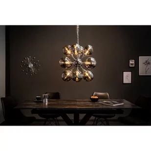 Invicta Interior Lampa wisząca galaxy 72cm srebrna 39101 - Lampy sufitowe - miniaturka - grafika 1
