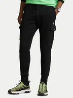 Spodnie sportowe męskie - Polo Ralph Lauren Spodnie dresowe 710881522 Czarny Regular Fit - miniaturka - grafika 1