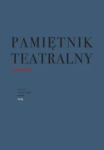 Pamiętnik Teatralny - Czasopisma - miniaturka - grafika 1