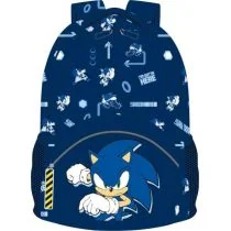 KIDS EUROSWAN Plecak Sonic SN00008 42 cm - Plecaki szkolne i tornistry - miniaturka - grafika 1