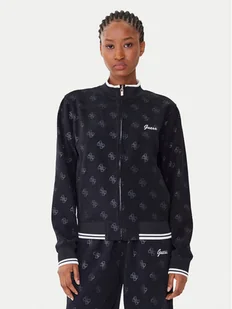 Guess Bluza V5BQ01 K1902 Czarny Regular Fit - Bluzy damskie - miniaturka - grafika 1