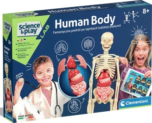 Clementoni Eksperimentų rinkinys Clementoni Žmogaus kūnas - Zabawki interaktywne dla dzieci - miniaturka - grafika 1