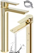 Baterie umywalkowe - Rea Bateria umywalkowa Argus Gold Wysoka B6213 - miniaturka - grafika 1