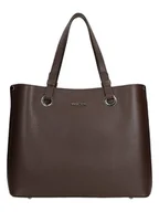 Torebki damskie - Wojas Skórzana torebka w kolorze brązowym - 34 x 28 x 12 cm - miniaturka - grafika 1