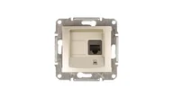 Gniazdka elektryczne - Schneider Electric Schneider Sedna satyna gniazdo komputerowe 1 SDN4300168 - miniaturka - grafika 1
