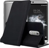 Etui i futerały do telefonów - Hello Case ETUI Z KLAPKĄ DO ZTE AXON 7 MINI CZARNE ZAMYKANE MAGNETYCZNE KABURA FUTERAŁ - miniaturka - grafika 1