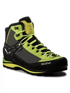 Buty trekkingowe męskie - Salewa Trekkingi Crow Gtx GORE-TEX 61328-5320 Czarny - grafika 1