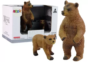 Zestaw 2 Figurek Niedźwiedź Brunatny z Młodym - Figurki dla dzieci - miniaturka - grafika 1