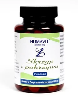 Humavit Humavit Z ze skrzypem polnym i pokrzywą 250 szt. - Włosy, skóra, paznokcie - miniaturka - grafika 1