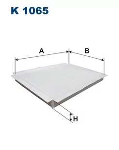 FILTRON Filtr kabinowy K1065 - Filtry kabinowe - miniaturka - grafika 1