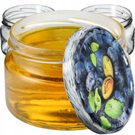 Pojemniki kuchenne - Słoiki Denia 250ml 10 szt. 82mm + wieczko "Śliwki" - miniaturka - grafika 1