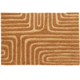 H&S Decoration Wycieraczka z włókna kokosowego wzór 1 59x39 cm - Wycieraczki - miniaturka - grafika 1