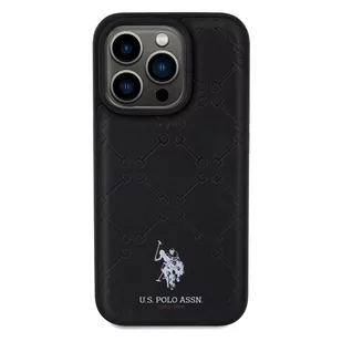 US Polo USHCP15LPYOK iPhone 15 Pro 6.1" czarny/black Yoke Pattern - Etui i futerały do telefonów - miniaturka - grafika 3