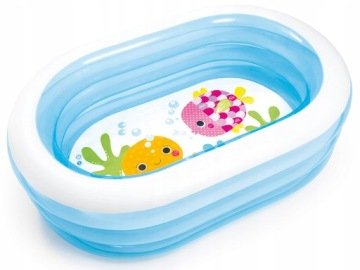 Intex Basen dmuchany z wielorybem 163x107x46 57482