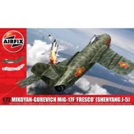 Kolekcjonerskie modele pojazdów - AIRFIX Model plastikowy Mikoyan-Gurevich MiG-17 Fresco GXP-720639 - miniaturka - grafika 1