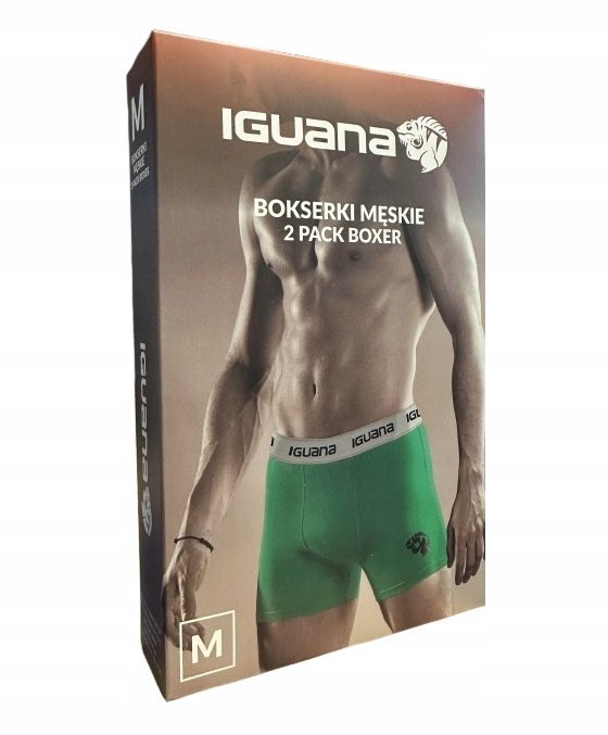 Iguana Majtki Bokserki wielokolorowy rozmiar M