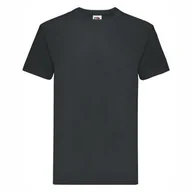 Koszulki męskie - Koszulka męska Super Premium Fruit of the Loom Czarny 4XL - miniaturka - grafika 1