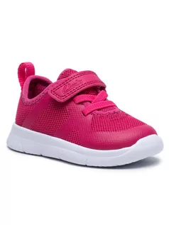 Buty dla dziewczynek - Clarks Sneakersy Arth Flux T 261515586 Różowy - grafika 1