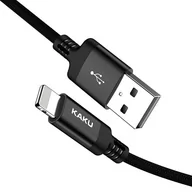 Kable USB - Kabel iPhone Lightning 2.8A 2m Szybkie ładowanie KAKU Kufeng (KSC-284) czarny - miniaturka - grafika 1