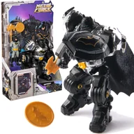 Figurki dla dzieci - DC Comics Metal Force Zestaw Figurka + Zbroja Batman Superbohater Nocny Rycerz 10 cm - miniaturka - grafika 1