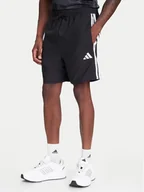 Spodenki męskie - adidas Szorty sportowe Essential 3-Stripes Chelsea JE6436 Czarny Regular Fit - miniaturka - grafika 1