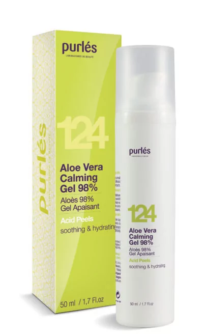 Purles 124 Aloe Vera Calming Gel 98% Kojący żel aloesowy 50 ml