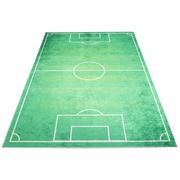 Dywany - Zielony prostokątny dywan z boiskiem - Kazo 4X - miniaturka - grafika 1