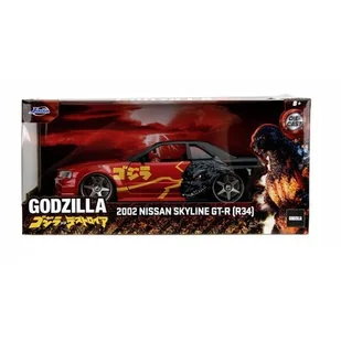 Samochód JADA TOYS Godzilla 2002 Nissan Skyline GT-R 253253024 | Bezpłatny transport - Samochody i pojazdy dla dzieci - miniaturka - grafika 1