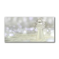 Naklejki na drzwi i meble - Obraz na Płótnie Świeta Szklany Aniołek Ozdoba - miniaturka - grafika 1