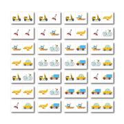 Układanki dla dzieci - Akson, gra układanka Domino XXL - miniaturka - grafika 1