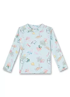 Sanetta Dziewczęca 430498 koszulka Rash-Guard, delikatna niebieska, 68, Delikatny niebieski, 68 cm - Koszulki dla dziewczynek - miniaturka - grafika 1