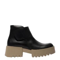 Botki damskie - Botki Fly London ENDO 006 Black Taupe Sole Rug P145006001 - miniaturka - grafika 1
