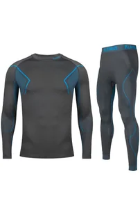 Komplet bielizny termoaktywnej męskiej Alpinus Active Base Layer Set GT43880 szaro-niebieski - Bielizna sportowa męska - miniaturka - grafika 1