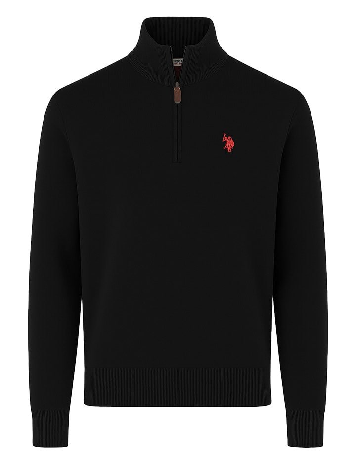 U.S. Polo Assn. Sweter w kolorze czarnym