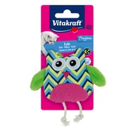 Zabawki dla kotów - Zabawka dla kota ŚWIECĄCA SOWA Z KOCIMIĘTKĄ Vitakraft - miniaturka - grafika 1