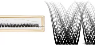 Many Beauty - Infinity Lashes Nr. 02 - Kępki rzęs na długim bezbarwnym pasku - 26 sztuk - CC-9mm - Sztuczne rzęsy i akcesoria - miniaturka - grafika 1