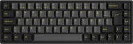 Klawiatury - Akko 3068B Plus Black&Gold Bezprzewodowa klawiatura gamingowa mechaniczna RGB - V3 Cream Yellow ISO DE czarny - miniaturka - grafika 1