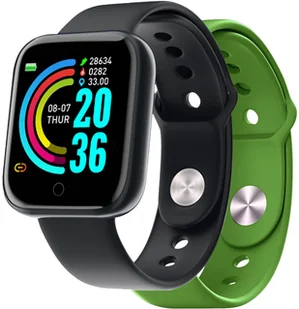 Celly TRAINERBEATGN Czarny, Zielony - Smartwatch - miniaturka - grafika 1