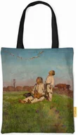 Torby i wózki na zakupy - Torba na ramię Bociany Józef Chełmoński-ONE SIZE - miniaturka - grafika 1