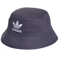 Czapki męskie - adidas Adicolor Trefoil Bucket Hat HD9710, Kobieta/Mężczyzna, Czapka, Granatowy - miniaturka - grafika 1