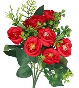 Sztuczne kwiaty - SZTUCZNE KWIATY GAŁĄZKI ROŚLINY RÓŻA RÓŻE JAK ŻYWE - miniaturka - grafika 1