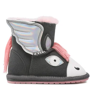 Śniegowce EMU Australia Pegasus Walker B12759 Szary - Buty dla dziewczynek - miniaturka - grafika 1