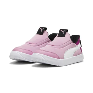 Puma sportowe Buty Courtflex V3 Sliptech Ps - Buty trekkingowe dziecięce - miniaturka - grafika 1