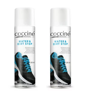 Środki do obuwia i ubrań - Zestaw 2x coccine sneakers water&dirt stop 400 ml - grafika 1