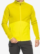 Bluzy sportowe damskie - Bluza rozpinana Salomon Essential Warm Fz Mid - citronelle/sulphur - miniaturka - grafika 1