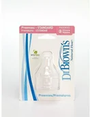 Smoczki do butelek - Dr Brown's, Smoczek do butelki dla wcześniaków, A2 - miniaturka - grafika 1